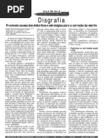 disgrafia