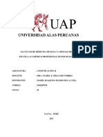 Trabajo Academico Uap 2017 - Comunicación Ii