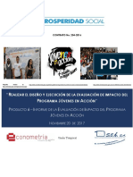 Informe Final de La La Evaluación de Impacto Del Programa Jóvenes en Acción-2017 PDF