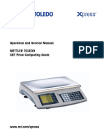 Mettler Toledo XRT Price Computing Scale