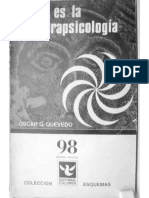 QUEVEDO, Oscar G. - Qué es la Parapsicología (1971).pdf