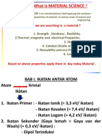 Pengantar Fisika Material + Bab I. Ikatan Antar Atom