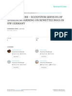 Paludiculture - Ecosystem Services of Sphagnum Farming