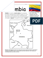 Colombia: Colombia Is A Country in South America. It Is Bordered