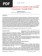 Download Does Kre-Alkalyn have benefits in the training of gymnastics strength skills  by Valentin Uzunov SN40627771 doc pdf