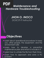 PC Maintenance and Troubleshooting - J. INOCO