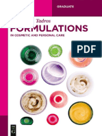 De Gruyter Textbook - Tharwat F. Tadros Formulations in Cosmetic and Personal Care de Gruyter - 2016 - PDF