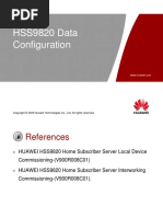 (Basic Training) HSS9820 Data Configuration ISSUE3.30