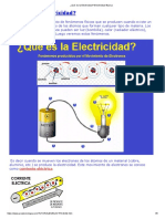 Qué Es La Electricidad