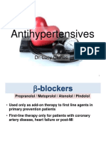 Antihypertensives: Dr. Lucy Clunes
