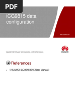 (Basic Training) ICG9815 Data Configuration ISSUE5.02