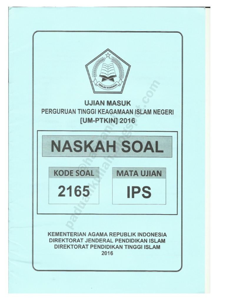 Umptkin Ips 2016 Kode 2165 Pdf