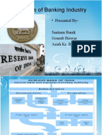 Analysis of Banking Industry: - Presented By-Santanu Banik Gourab Biswas Asish Kr. Roy