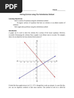 The Substitution Method Student Guided Notes