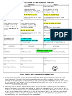 Ap Review Month Schedule For 2018-2019 PDF