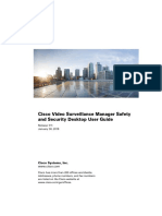 Cisco Video Surveillance Manager Safety and Security Desktop User Guide