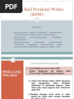 Kad Perakam Waktu Kpw Pdf