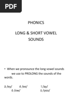 Long and Short Vowel Sounds