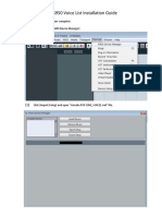 PSR S950 Voice List Installation Guide PDF