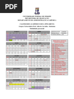 Calendário Acadêmico