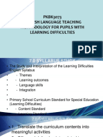 PKBK3073 English Language Teaching Methodology For Pupils With Learning Difficulties