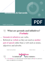 Infinitives & Gerunds: English Learning Station Abirami Vetrivel