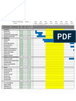 APL Cikarang Project Schedule: PT. Dekorasi Hunian Indonesia