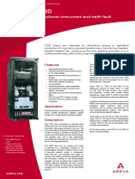 CDD directional overcurrent and earth fault protection