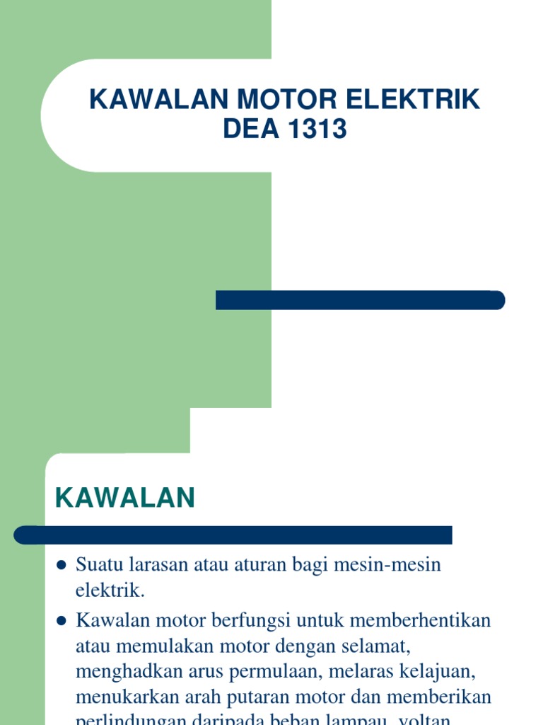 Nota Kawalan Motor1 Pdf