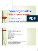 Basics of Thermodynamics
