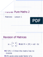 Lesson Notes_Matrices Lesson 1