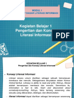 Konsep Dasar Literasi Informasi