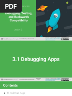 3.1 Debugging Your Apps