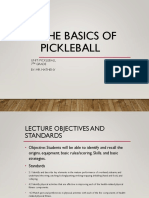 The Basics of Pickleball