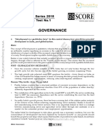 Test - 1 Governance Answers PDF