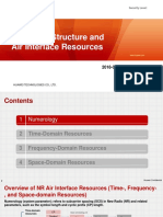 NR Frame Structure and Air Interface Resources