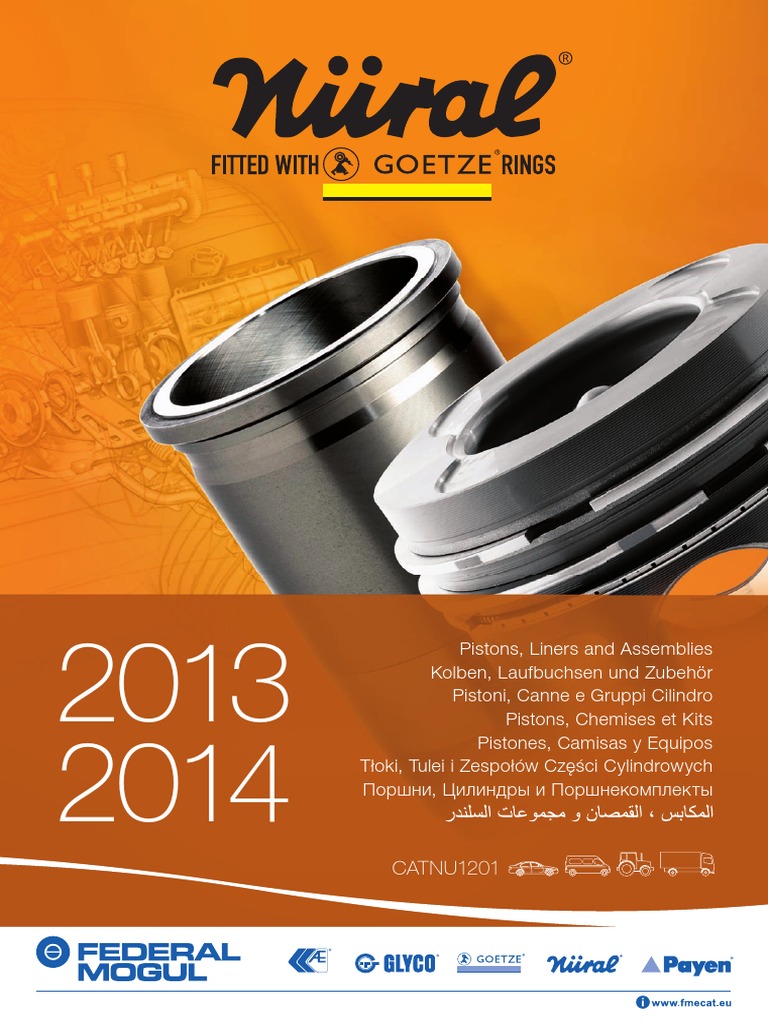 Nural Pistons 2014 PDF | PDF | Piston | Transport Companies