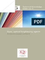 Dyes, Optical Brightening Agents: Technical Knowledge Folder No. 3