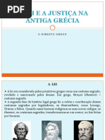 A Lei e a Justiça Na Antiga Grécia