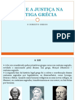 A Lei e A Justiça Na Antiga Grécia