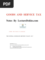 CGST PDF NOTES PDF