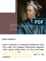 Leonhard Euler Portrait by (1753) : Jakob Emanuel Handmann