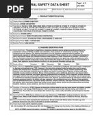 Toro Lithium Ion Battery Safety Data Sheet | PDF | Toxicity | Lithium ...