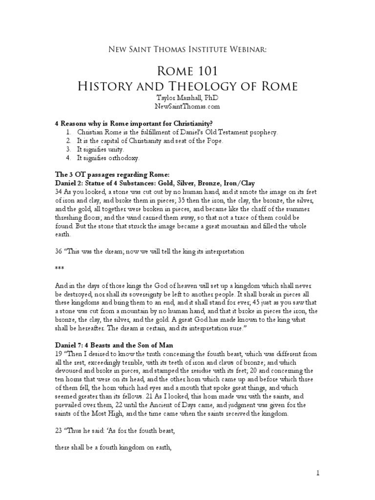 Rome's Christian Significance | PDF | Saint Peter | Catholic Church