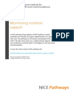 Monitoring Nutritional Support
