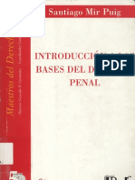 Introducción a las bases del derecho penal - Santiago Mir Puig