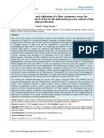 Design Optimization and Validation of A Flow Cytometry Assay For Quantitation of Iggantid Rho in The Industrial Process PDF
