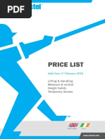 Tractel Price List 2016 LR PDF