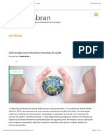 Asbran - OMS Divulga Novas Estatísticas Mundiais de Saúde