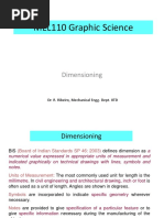 Dimensioning in Drawing